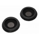 1 Paar original Ohradapter Ohrpolster für Jabra Biz 2400 II Headset Kopfhörer, Kunstleder, schwarz, gross