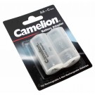 2er Pack Camelion Batterie Adapter Mignon AA auf Baby C für Akkus und Batterien
