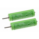2x Akku für Panasonic ES705, ES719, ES722, ES725, ES744 u.a., ersetzt WES7038L2506 u.a., 1,2V 2000mAh