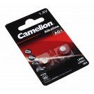 2x Camelion AG1, LR60 Knopfzelle, Batterie, 280-34, 164, 1GA, GP164, G1A, LR621, L621, SG1, SB-AG V1GA, 1,5V, 13mAh