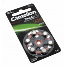 Camelion Knopfzelle, Batterie, A312, PR41, A312-BP6, für Hörgeräte, hearing aid, appareils auditifs, Zink-Luft mit 1,4V und 160mAh im 6er Pack