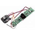 Original AEG Electrolux Elektronik Modul, Leiterplatte mit Drähten, Teilenummer 140022564656 für Handstaubsauger, Staubsauger mit schwarzer Gehäuseunterseite