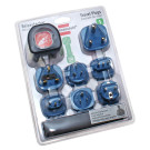 Brennenstuhl Reisestecker-Set Reiseadapter-Set mit 7 Aufsätzen für 150 Länder, 1508160