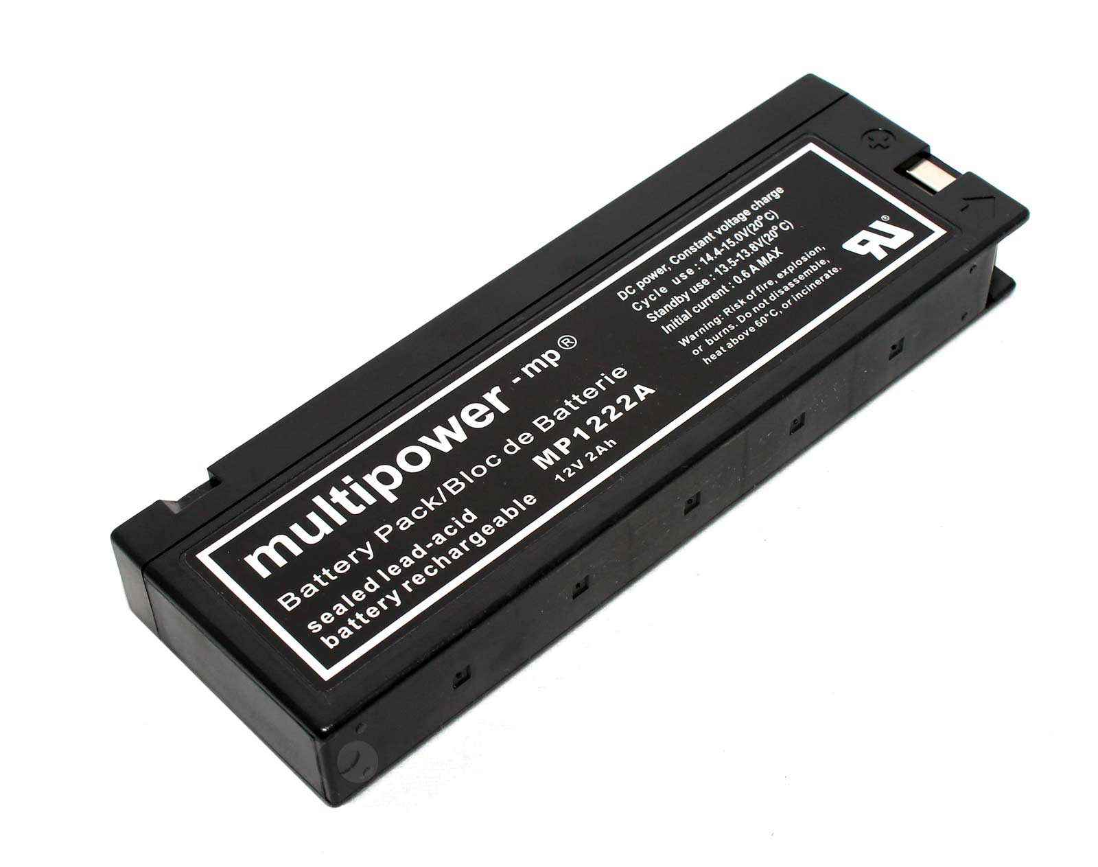 Multipower Blei Akku MP1222A u.a. für Motorola International 1000, 2000, 2700, Nokia X12 Autotelefon
